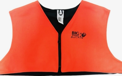 Picture of Big Woods Bucks Zippered Orange Cape