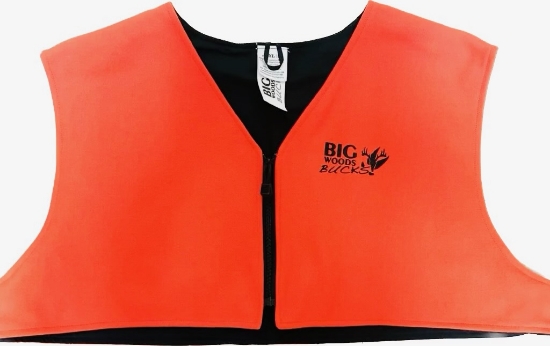 Picture of Big Woods Bucks Zippered Orange Cape